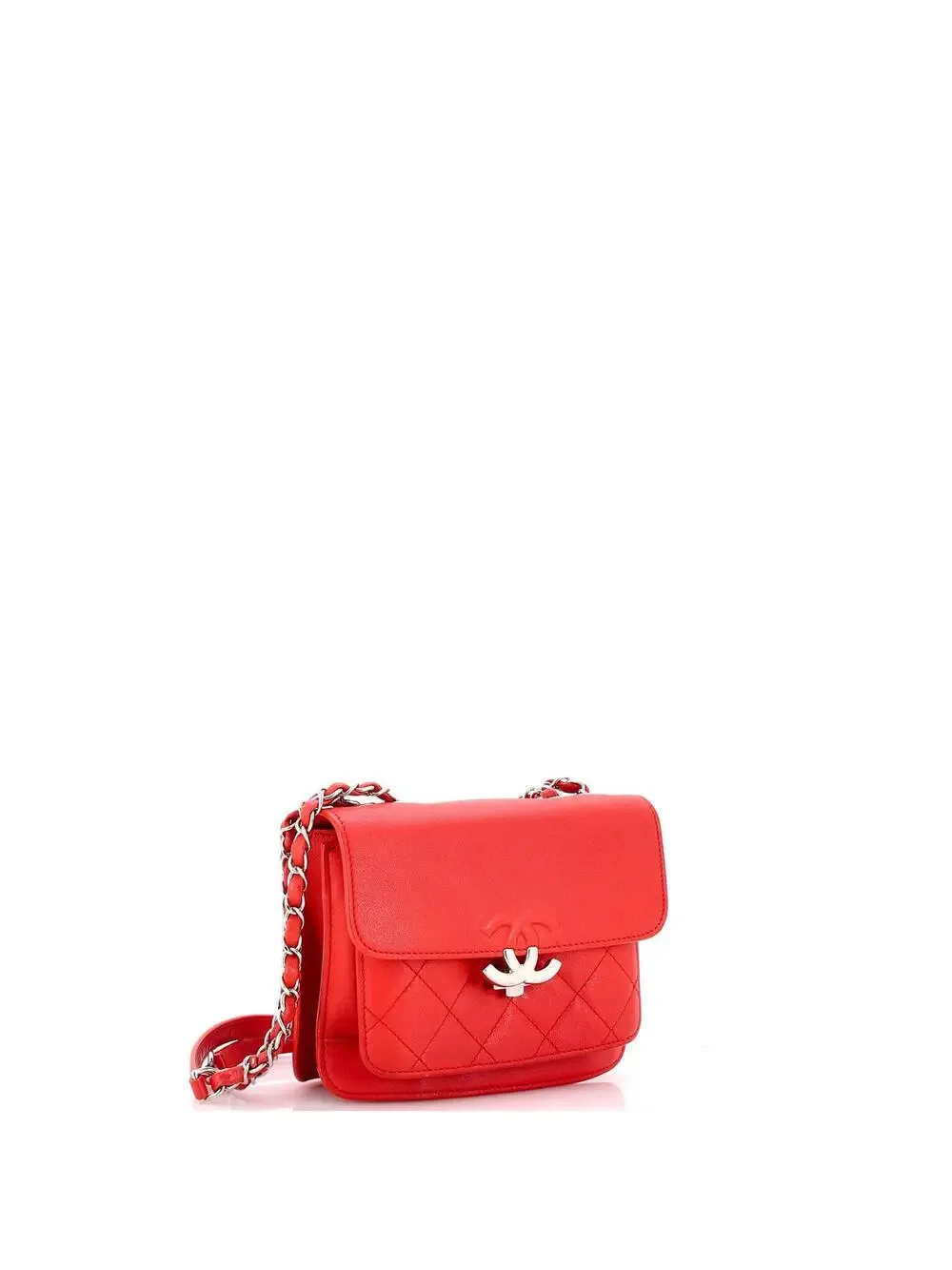 Chanel Cc Box Flap Bag Quilted Calfskin #260930C25B